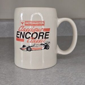 Vintage‎ Canadian Tire-MotoMaster Encore Classic Racing Ceramic Beer Stein/Mug